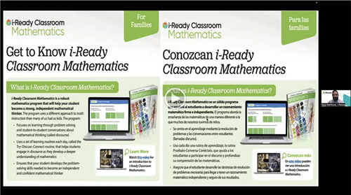 Video from K-5 Math Information Night